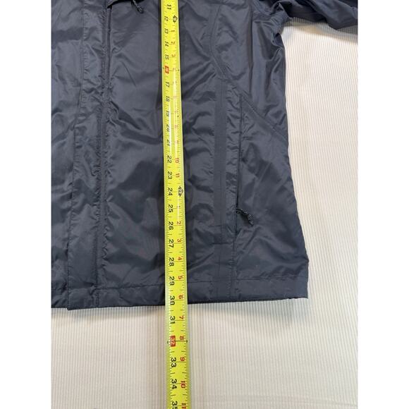 Columbia Jacket Mens Large Black Omni-Tech Waterproof Hooded Rain Coat Shell - Picture 8 of 12